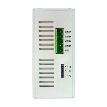 4 portas Gigabit PoE Injector com at&#xE9; 4 Voltagem de sa&#xED;da individual e 2A por porta