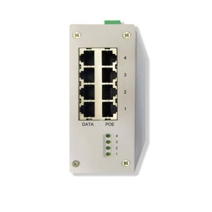 4 port Gigabit PoE Injector with Up to 4 Individual Output Voltage and 2A Per Port