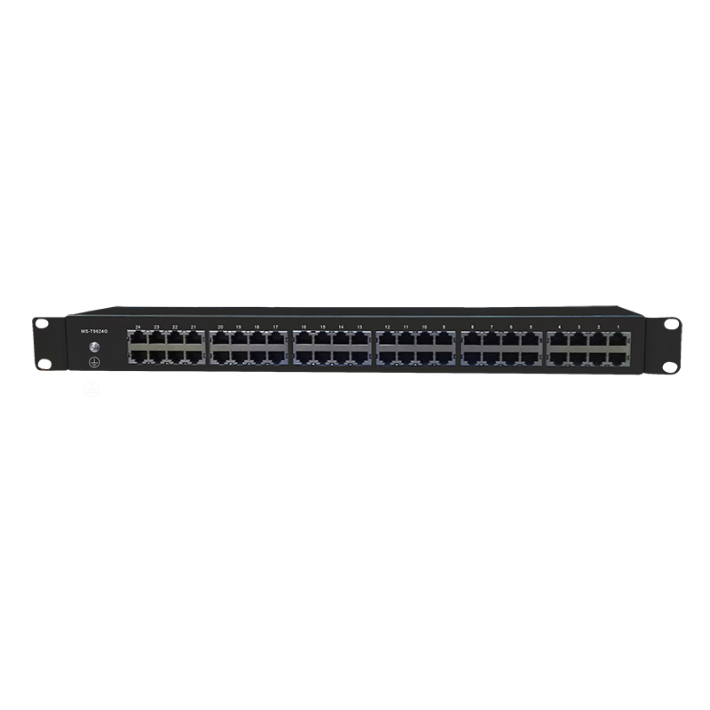 24P PoE / Lan Protetor de sobretensão, atender 802.3af / at / bt, montagem em rack., MS-T5624G