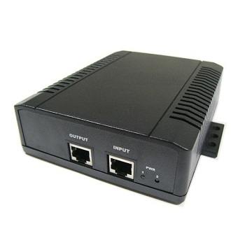 56V/112W Ultra High-power Gigabit PoE Injector with 48V DC Input, -40C~+70C, output on 4 pairs (1278-,3645+), MIT-65G-4856PNN