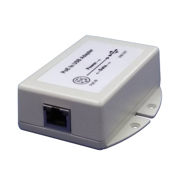Adaptor/Pengisi Daya PoE ke USB 3.0, 802.3af/di Input PoE, daya 5V 2.4A USB 3.0 + Output data, MIT-76G-USB