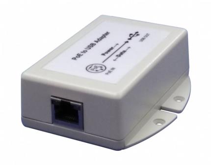 PoE to USB 3.0 Adapter/Charger, 802.3af/at PoE Input, 5V 2.4A USB 3.0 power &#x2B;data Output, MIT-76G-USB
