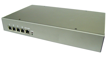 5-port Gigabit PoE Switch, 100~240VAC input, 4x 56V 802.3bt compliant PoE output, operation temperature -40C~&#x2B;70C,, PSE-SW5BA5D4
