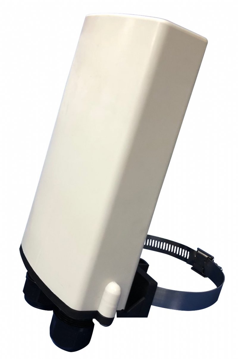 Outdoor Gigabit LAN/POE surge protector, with IP66 waterproof plastic box, anti-UV, 5KA, MS-T100E-IP66