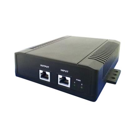 112W POE Injector with 56V DC Output Dual Detection and 88% Minimum Efficiency