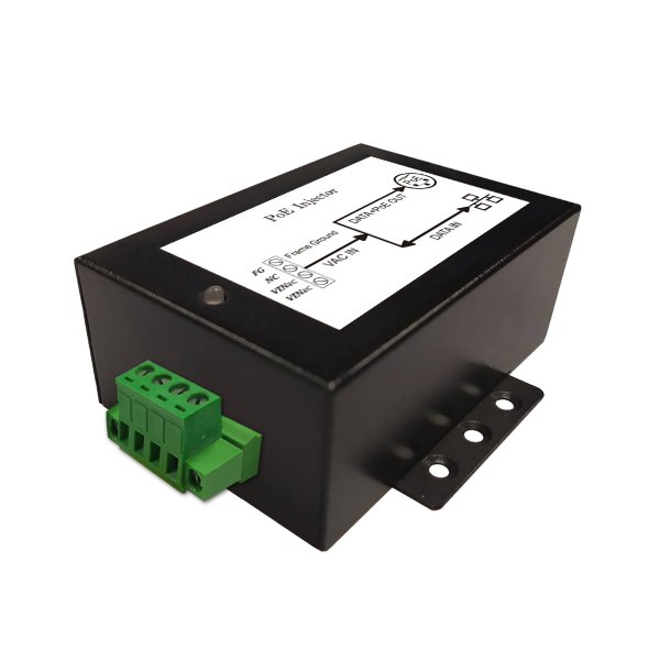 Гигабитный PoE-инжектор ожидаемого / ожидаемого тока 802.3af с входным напряжением 22-30 В ожидаемого тока и ожидаемого напряжения 0,35 А, MIT-98G-A2448BDNM