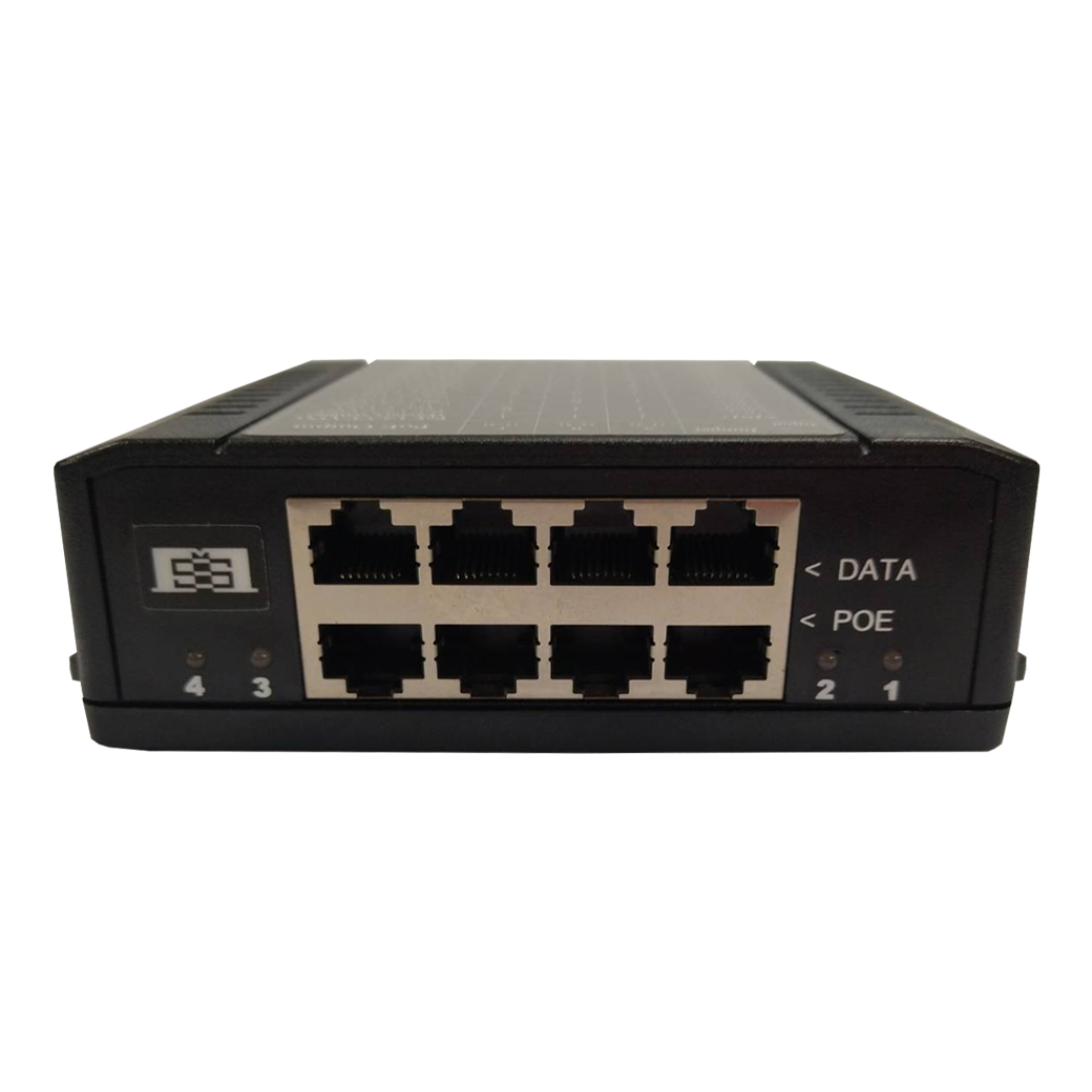 4 port Gigabit PoE Injector with 44~57VDC Input and 802.3at 35W