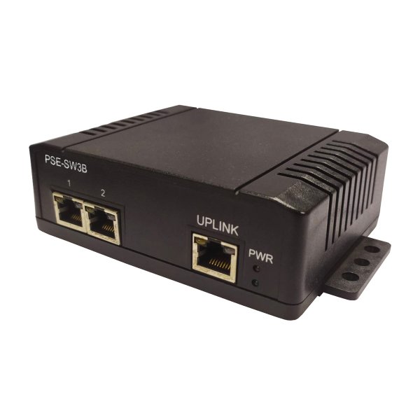 3 Port PoE Switch/Extender, 48V input, 802.3bt PoE output, PSE-SW3B44DB