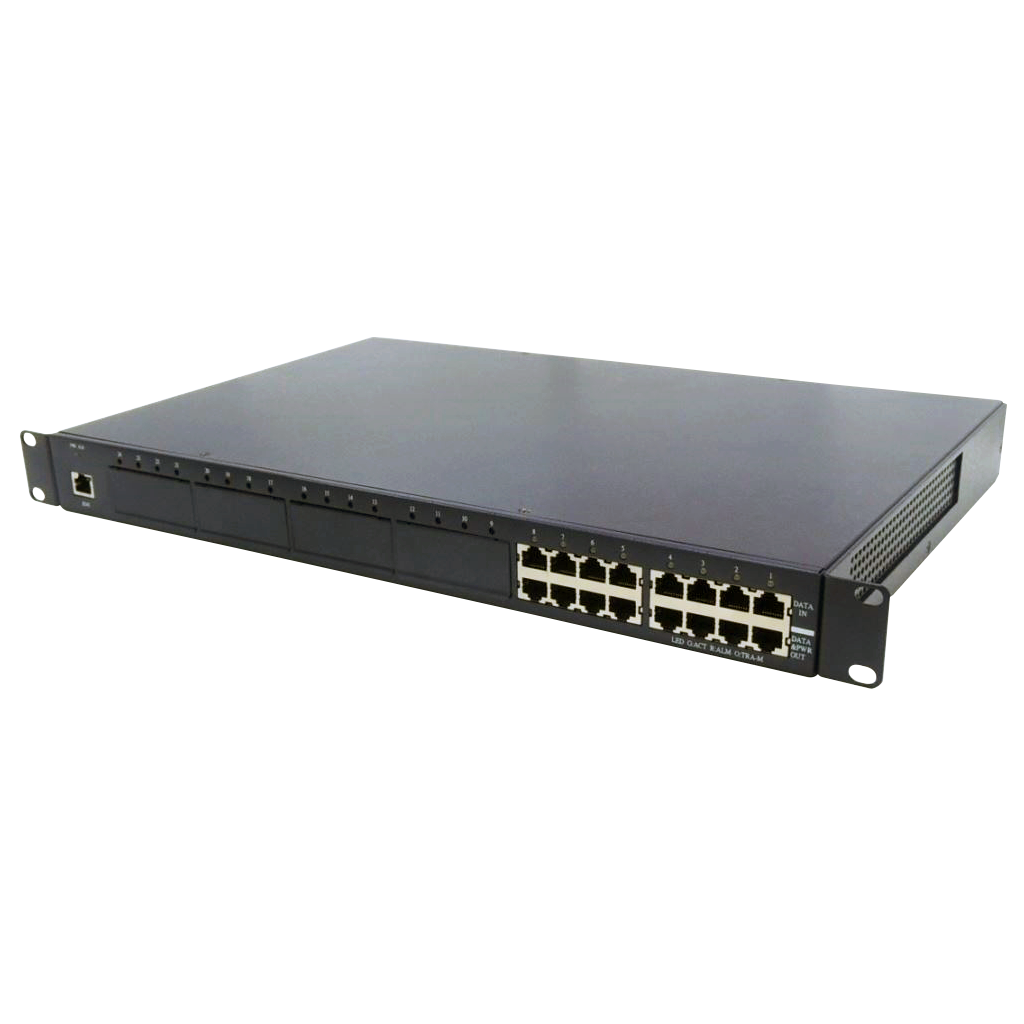8-port Gigabit Power Source Equipment/PoE Hub with 802.3at 35W/port, Supports Plug-and-play