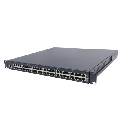 24-port Gigabit PoE Injector with Centralized Power Distribution, Compliant 802.3at as 35W/Port