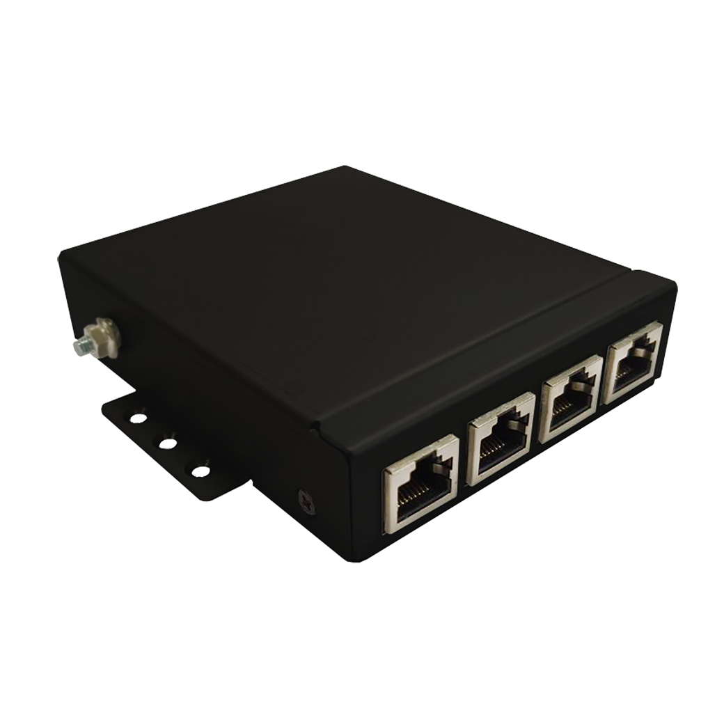 4 port 5Gigabit LAN/PoE Surge Protector dengan Arus Pelepasan 10KA, sesuai dengan 802.3af/at/bt