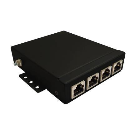 4 ports 5Gigabit LAN/PoE Surge Protector with 10KA Discharge Current, 802.3af/at/bt compliant