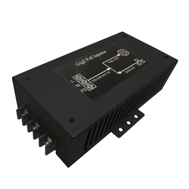 56V DC、625ミリアンペア出力付き56V/625mAギガビットPoEインジェクタ