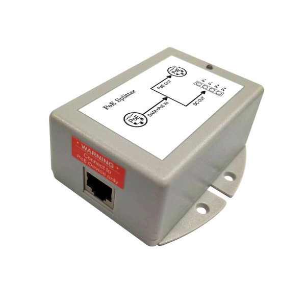 24VDC Input Output 70W de alta potência PoE Injector com proteção contra sobrecarga